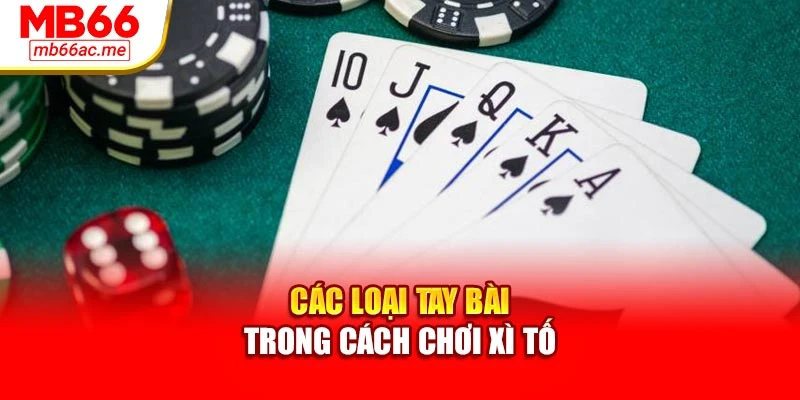 Các loại tay bài trong cách chơi xì tố