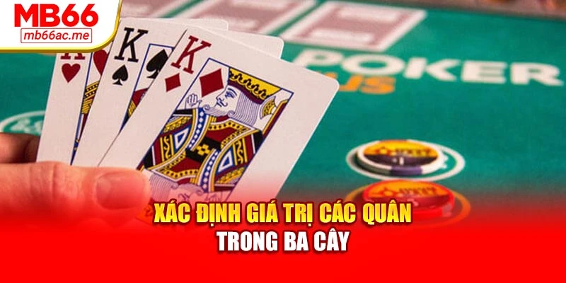 Xác định giá trị các quân trong ba cây